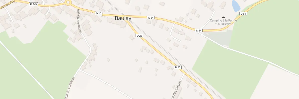 Plan du 7 Rue du Stade à Baulay