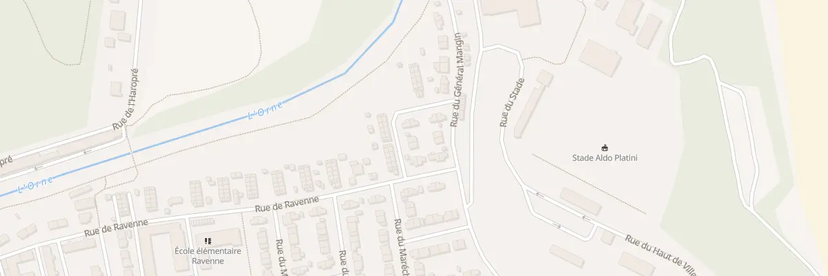 Plan du 4 Rue du Général Mangin à Jœuf