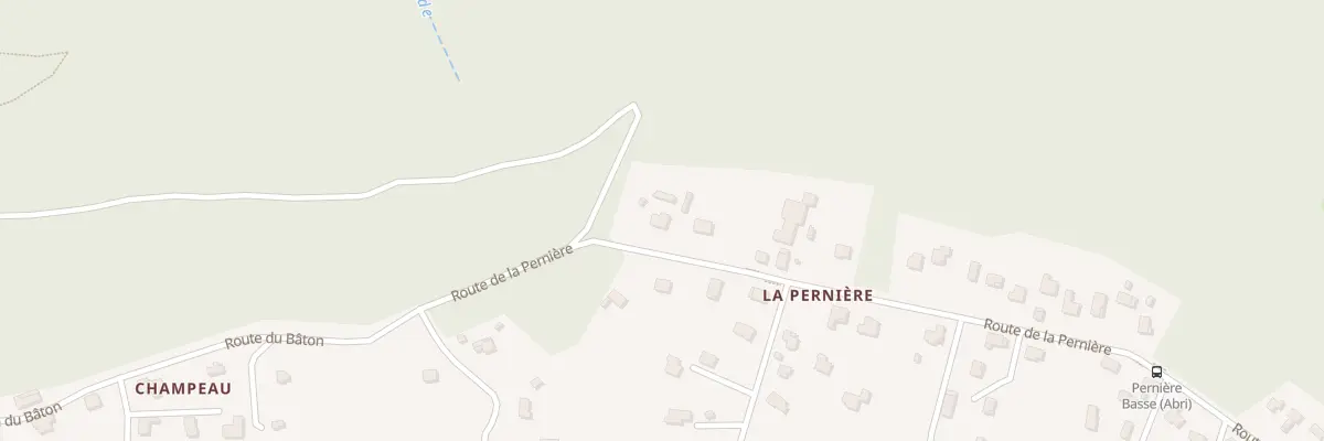 Plan du 885 Rte de la Perniere à Allemond