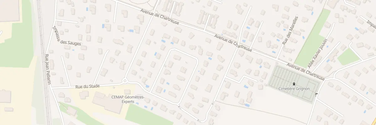 Plan du 260 Rue des Jardins de Berenice à Pontcharra