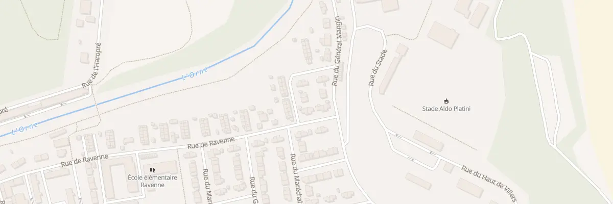 Plan du 2 Rue du Général Mangin à Jœuf