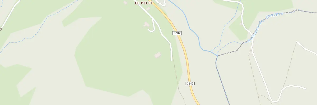 Plan du 169 Che du Pellet aux Déserts