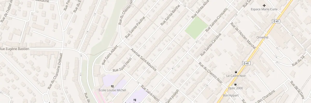 Plan du 8 Rue Sainte Berthe à Jœuf
