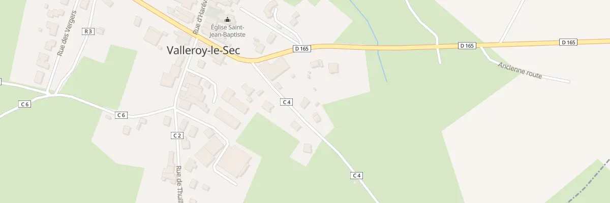 Plan du 91 Rue de Monthureux à Valleroy-le-Sec