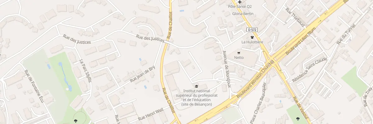Plan du 13 Rue des Justices à Besançon