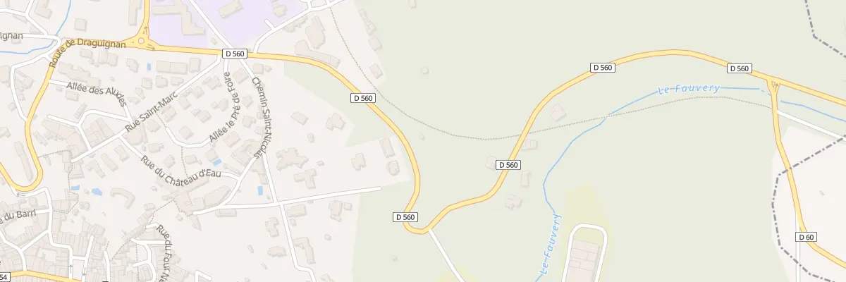 Plan du 1085 Rte de Draguignan à Barjols