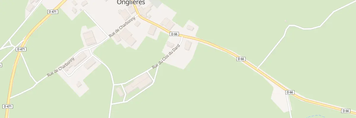 Plan du 2 Rue du Clos du Dard à Onglières