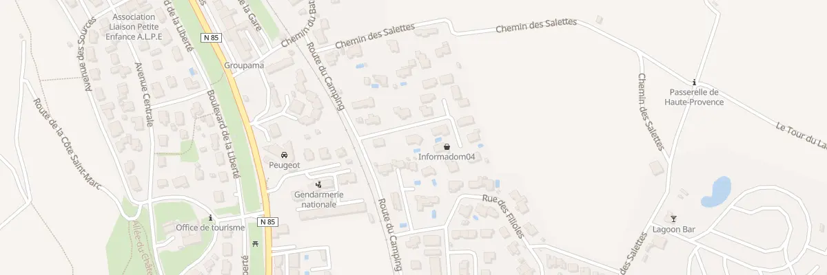 Plan du 36B Rte du Camping à Château-Arnoux-Saint-Auban