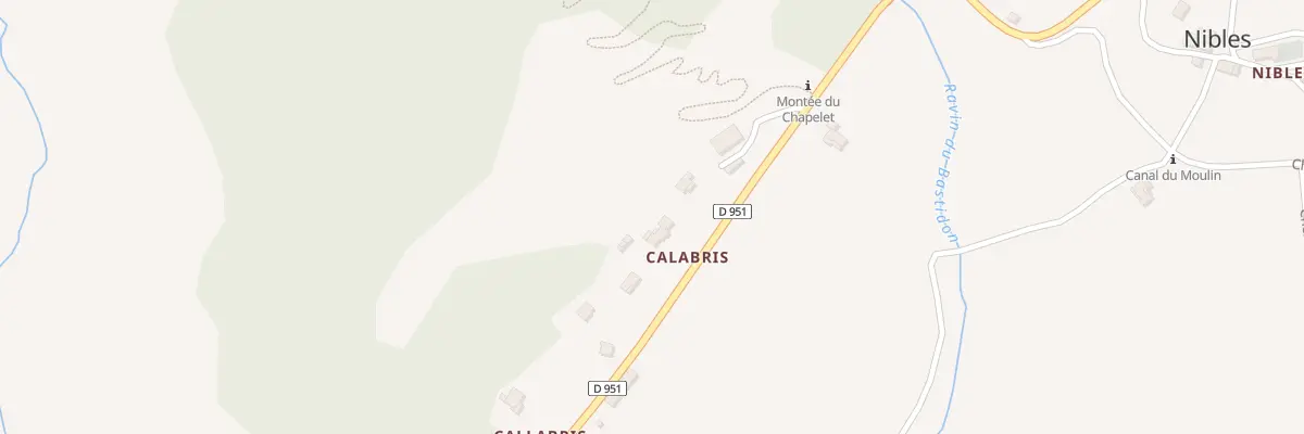 Plan du 7012 Callabris à Nibles