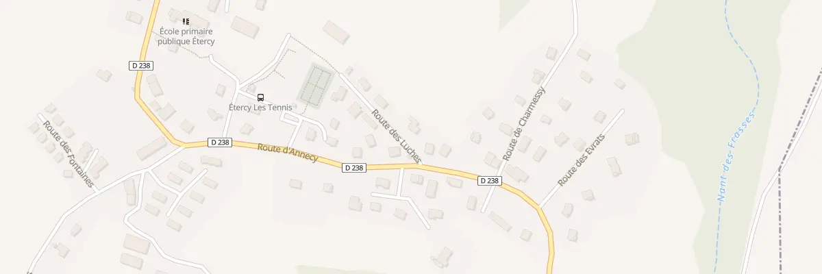 Plan du 54 Rte des Luches à Étercy