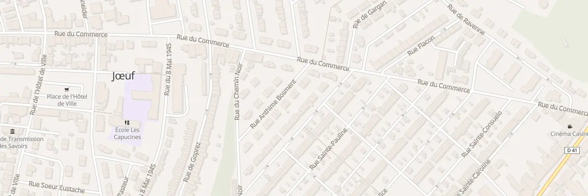 Plan du 8 Rue Anthime Bosment à Jœuf