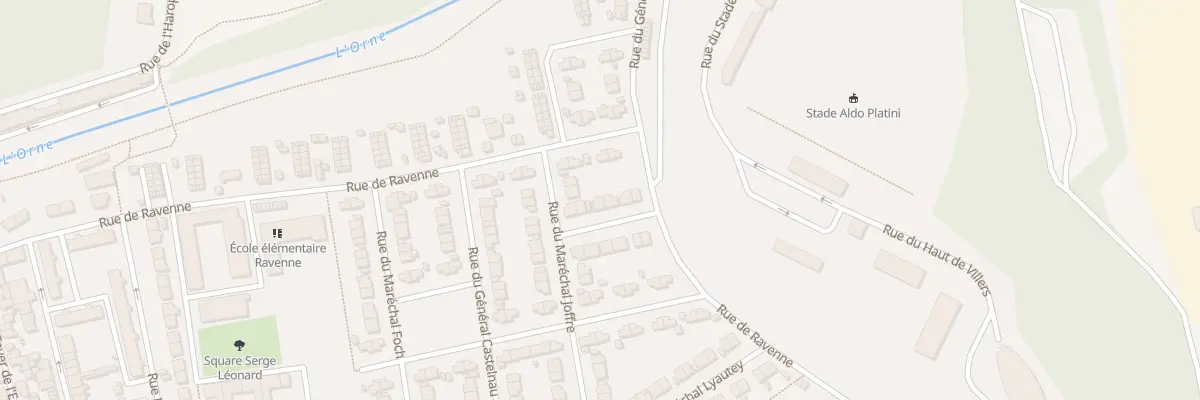 Plan du 5 Rue du General de Maud Huy à Jœuf