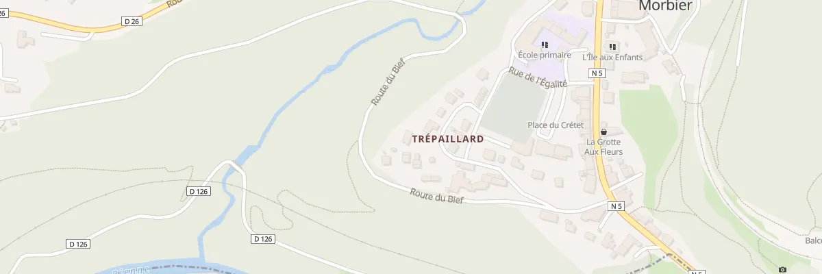 Plan du 16 Vc Trepaillard à Morbier