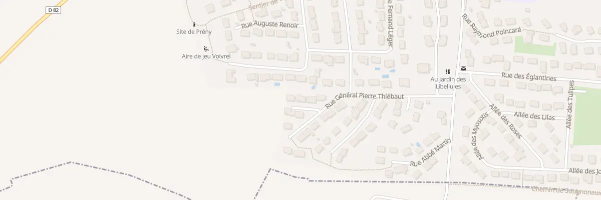 Plan du 6 Rue General Pierre Thiebaut à Pagny-sur-Moselle