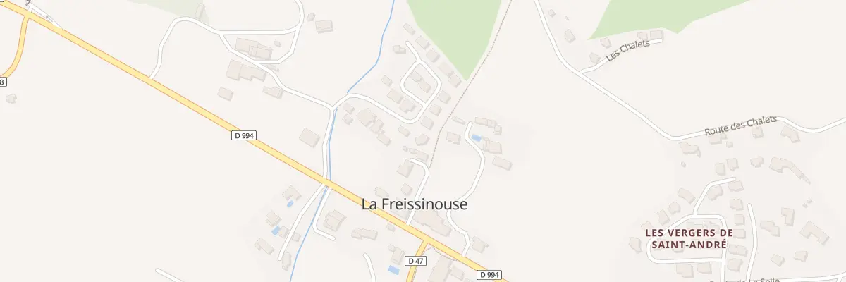 Plan du 5382 Saint Andre à La Freissinouse