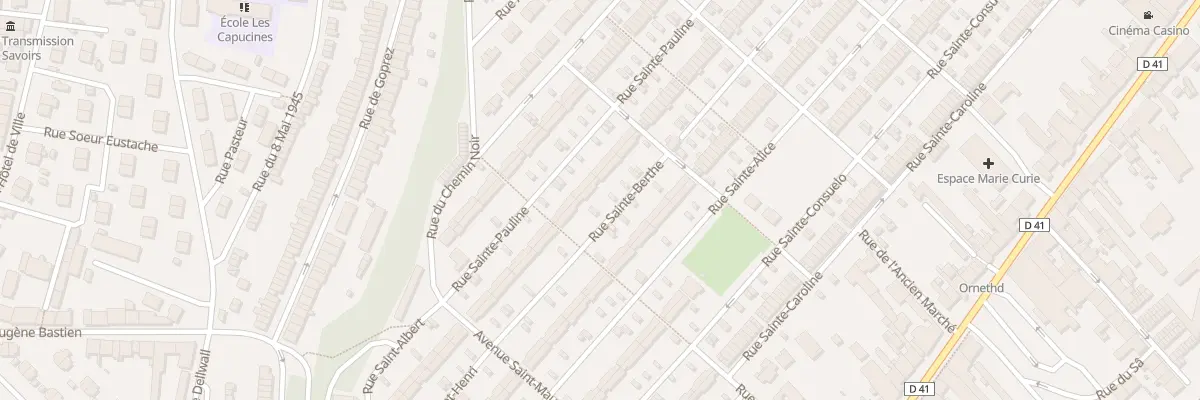 Plan du 21 Rue Sainte Berthe à Jœuf