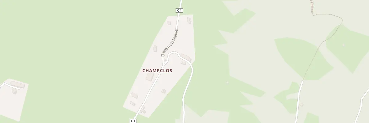 Plan du 5136F Champclos à Saint-Offenge