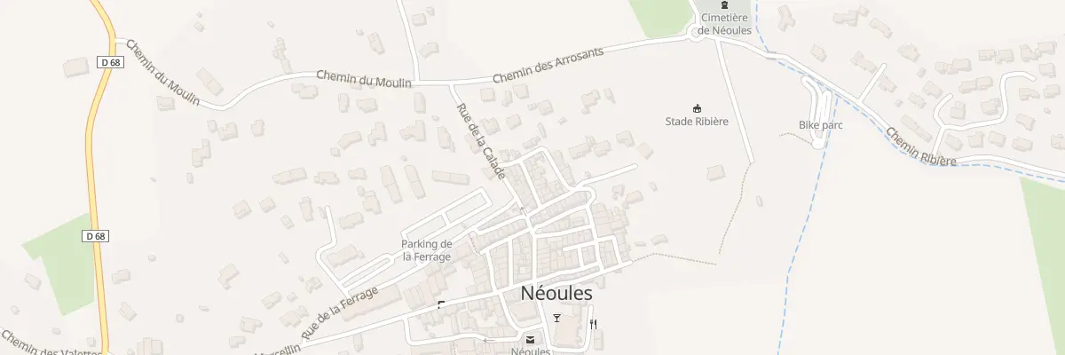 Plan du 6 Rue Roumanille à Néoules