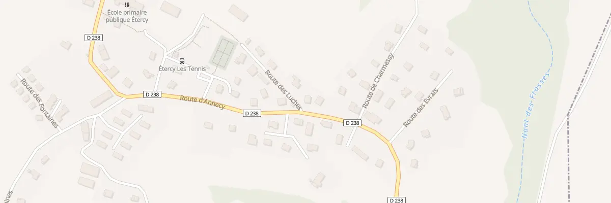 Plan du 22A Rte des Luches à Étercy