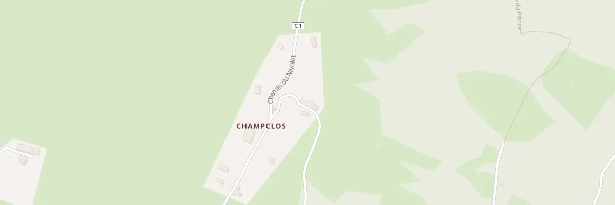 Plan du 5038 Champclos à Saint-Offenge