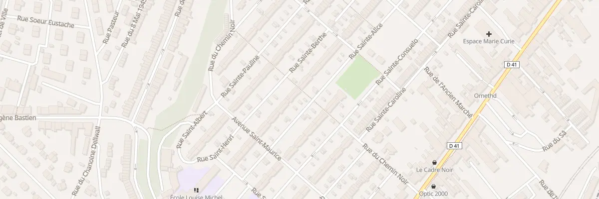 Plan du 14 Rue Sainte Berthe à Jœuf
