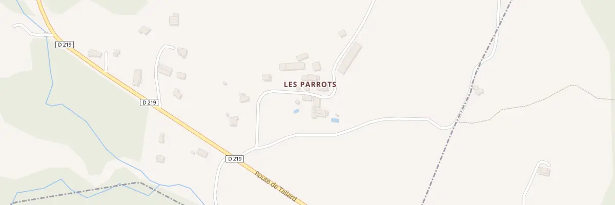 Plan du 2 Che des Parots à Sigoyer