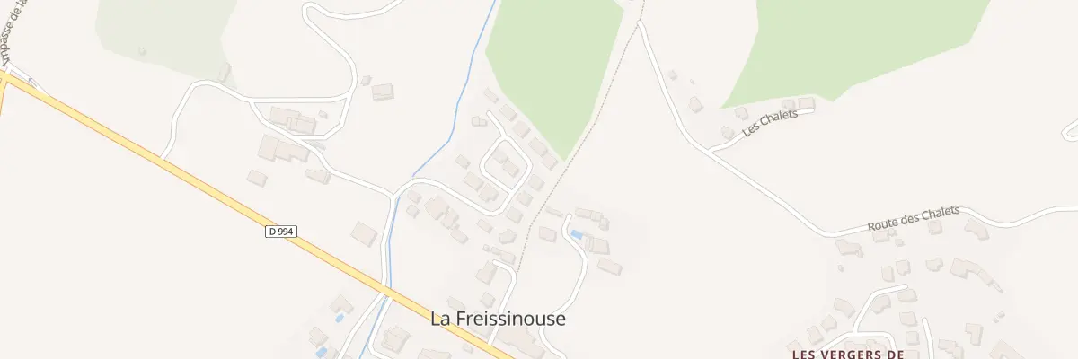 Plan du 138 Saint Andre à La Freissinouse