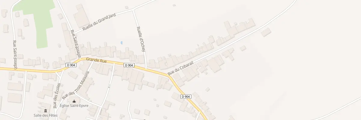 Plan du 5 Rue Du Cobarail à Goviller