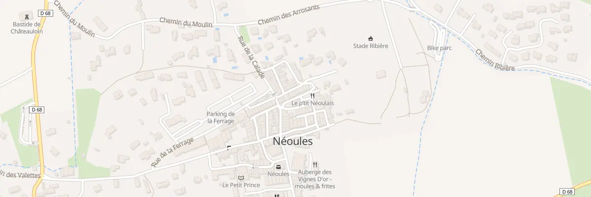 Plan du 4 Rue des Quatre Coiffeurs à Néoules