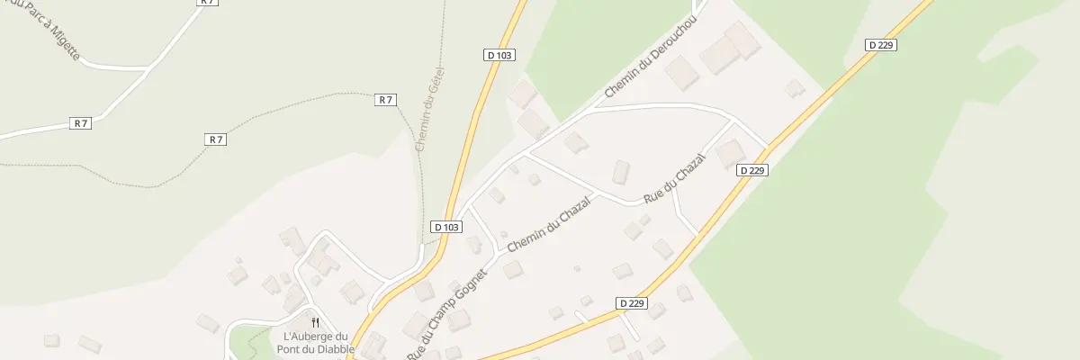Plan du 6 Rue du Dérouchou à Crouzet-Migette