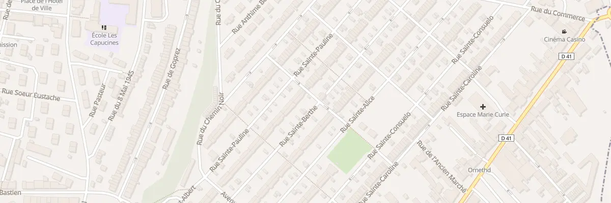 Plan du 31 Rue Sainte Berthe à Jœuf