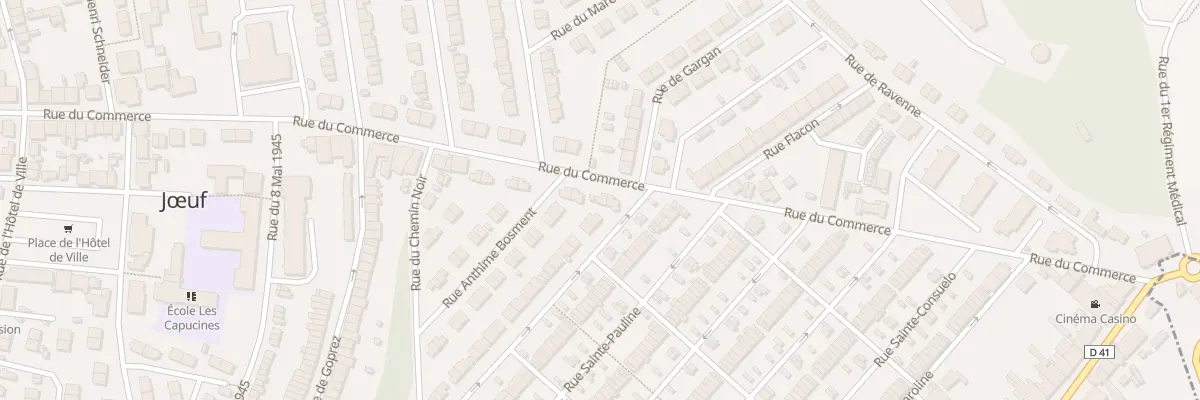 Plan du 122 Rue du Commerce à Jœuf