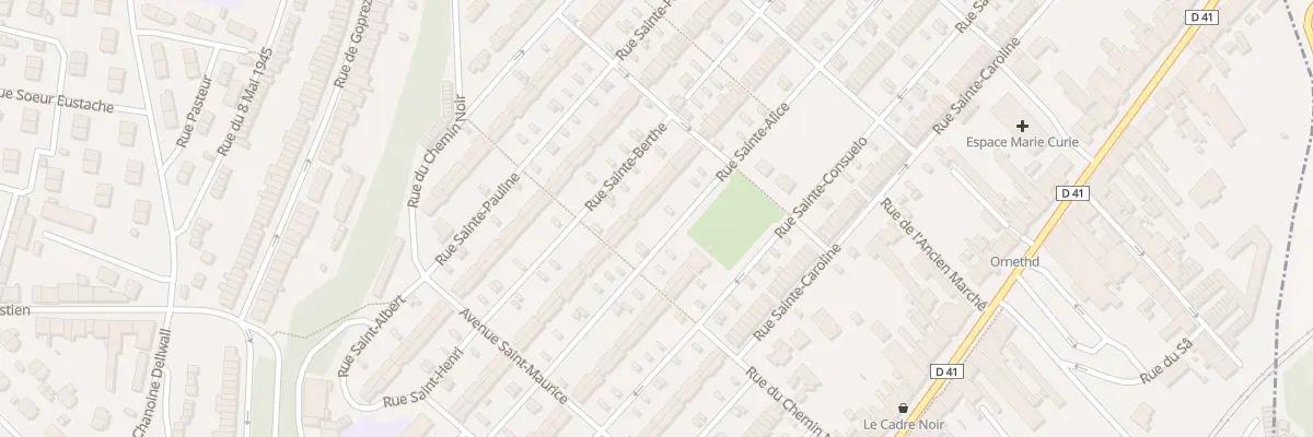 Plan du 22 Rue Sainte Berthe à Jœuf