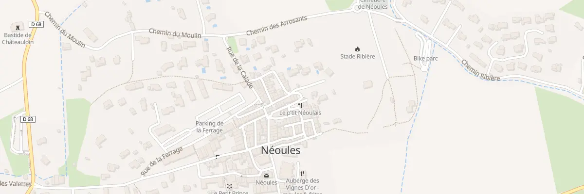 Plan du 13 Rue des Quatre Coiffeurs à Néoules