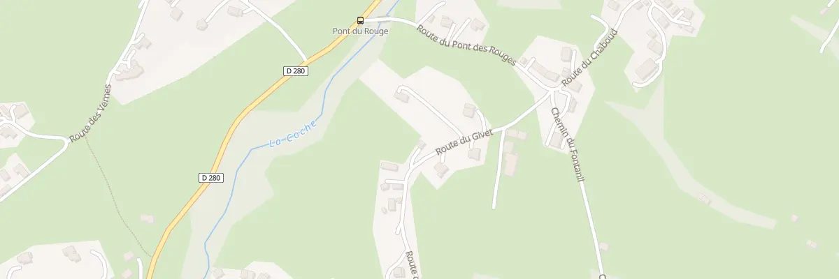Plan du 1307 Rte du Givet à Theys