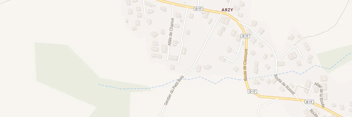 Plan du 3603B Rte de Clermont à Sillingy