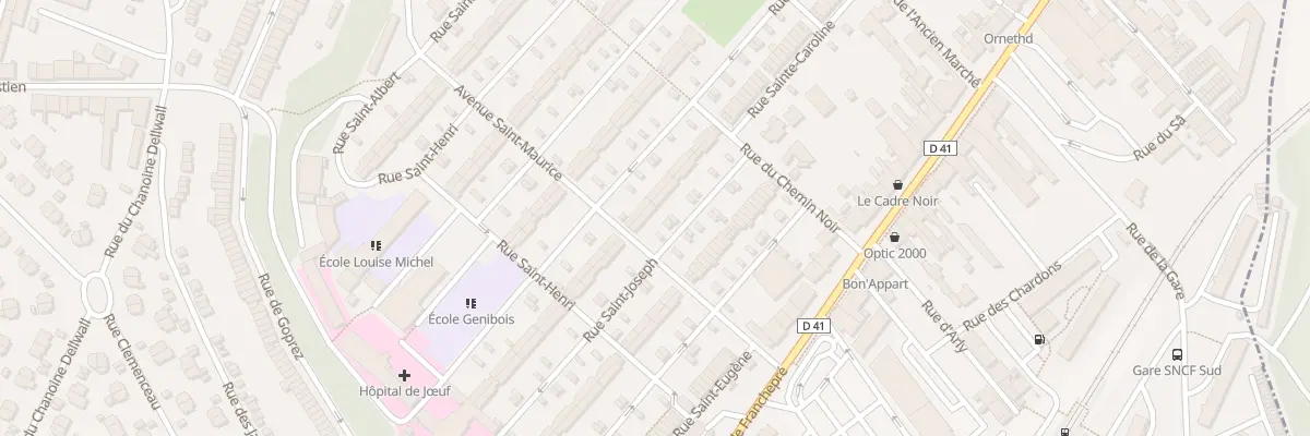 Plan du 1 Rue Sainte Caroline à Jœuf