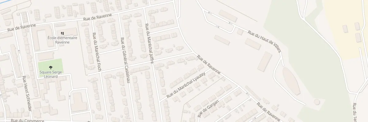 Plan du 36 Rue du Général Leclerc à Jœuf