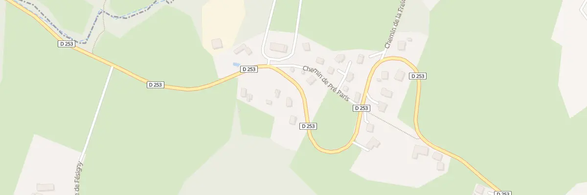 Plan du 1100 Rte de Chainaz à Cusy