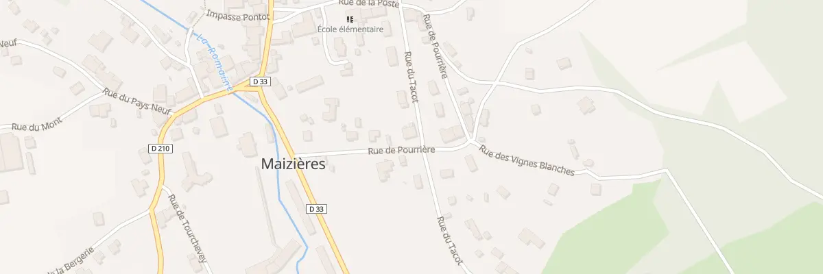 Plan du 9 Rue de la Pourriere à Maizières