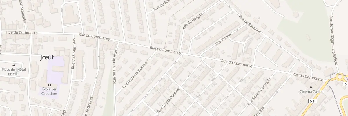 Plan du 124 Rue du Commerce à Jœuf