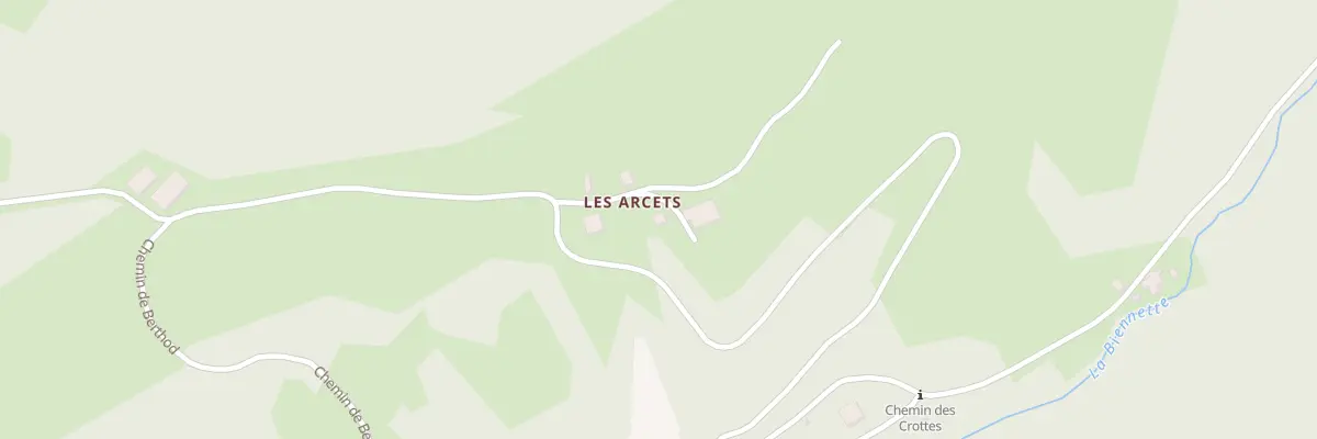 Plan du 2050 Che des Arcets à Prémanon