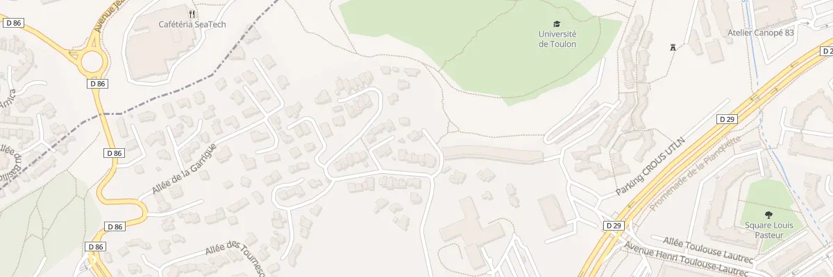Plan du 9001 Rue du Cap Pierre Delsol à La Garde