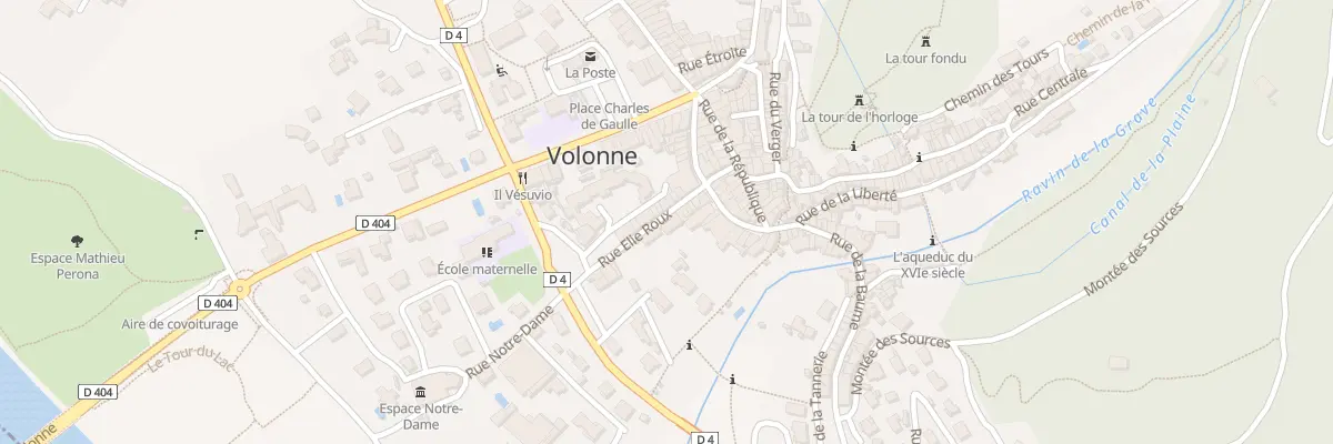 Plan du 11 Rue Elie ROUX à Volonne
