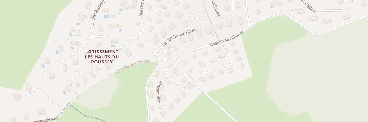 Plan du 9 Rue de la Charrière à Devecey
