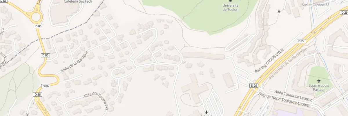 Plan du 352 Rue du Cap Pierre Delsol à La Garde