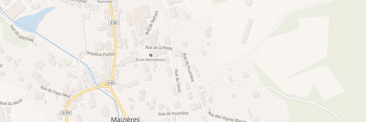 Plan du 15 Rue de la Pourriere à Maizières