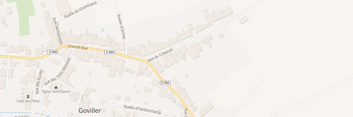 Plan du 8 Rue Du Cobarail à Goviller