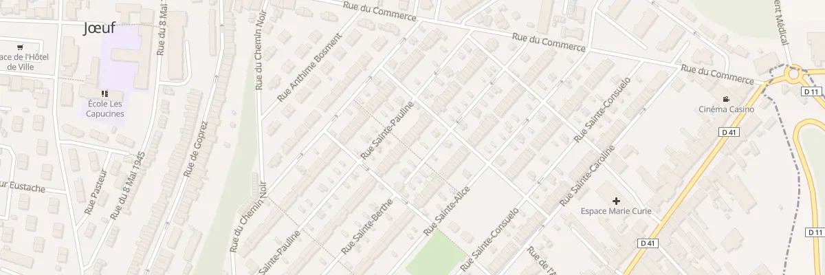Plan du 42 Rue Sainte Pauline à Jœuf