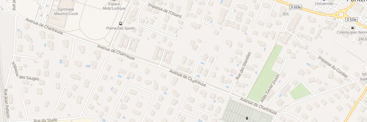 Plan du 45 All de Garigliano à Pontcharra